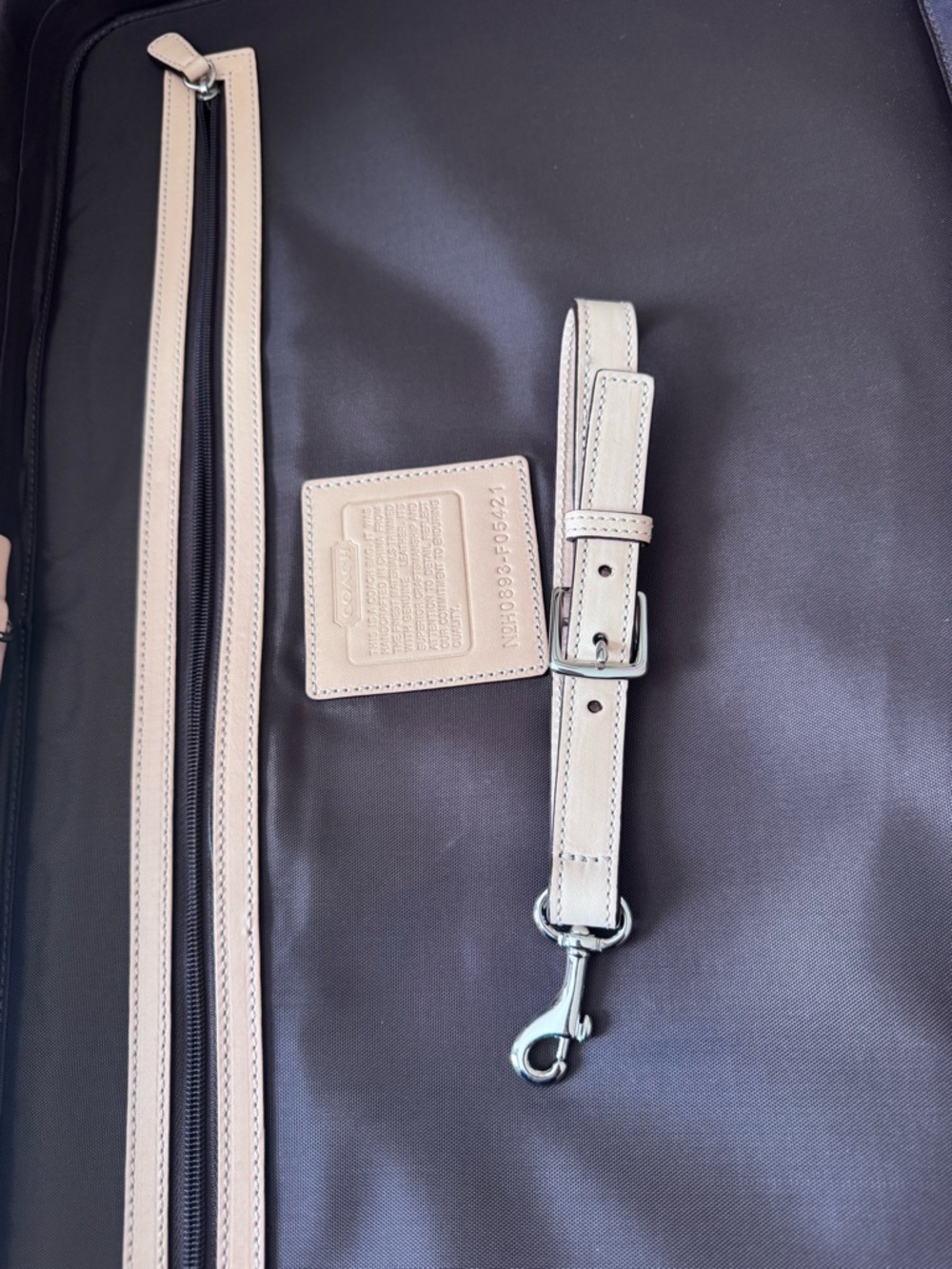 COACH Mini Signature Jaquard Rolling Suitcase - Picture 12 of 14